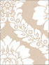 Daisy Damask fabric in taupe color - pattern number SH34517 - by Patton Norwall in the Shades collection