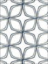 Geo wallpaper in navy metallic gold color - pattern number SH34551 - by Patton Norwall in the Shades collection