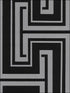 Tease wallpaper in metallic silver black color - pattern number TU27126 - by Patton Norwall in the Shades collection