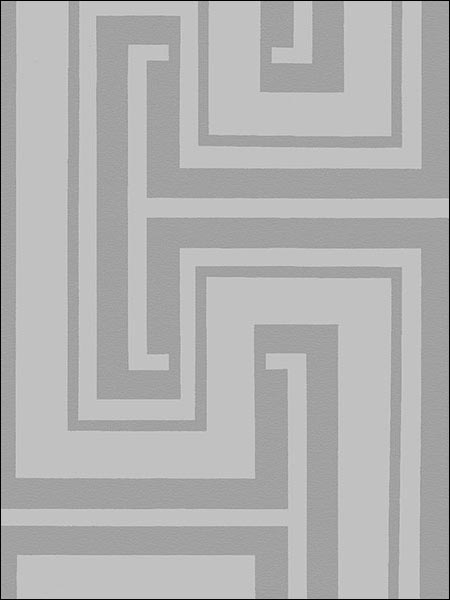 Tease wallpaper in metallic silver grey color - pattern number TU27128 - by Patton Norwall in the Shades collection