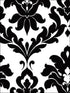 Plaza Damask wallpaper in black white color - pattern number VG26230P - by Patton Norwall in the Shades collection
