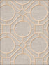 Silk Road Trellis wallpaper in metallic gold and gray color - pattern number AI42401 - by Seabrook in the Koi collection