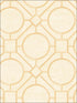 Silk Road Trellis wallpaper in metallic gold and linen color - pattern number AI42404 - by Seabrook in the Koi collection