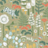 Hoppmosse wallpaper in sage color - pattern number 1451 - by Schumacher in the Borastapeter collection
