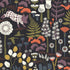 Hoppmosse wallpaper in midnight color - pattern number 1452 - by Schumacher in the Borastapeter collection