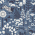 Hoppmosse wallpaper in blue color - pattern number 1453 - by Schumacher in the Borastapeter collection