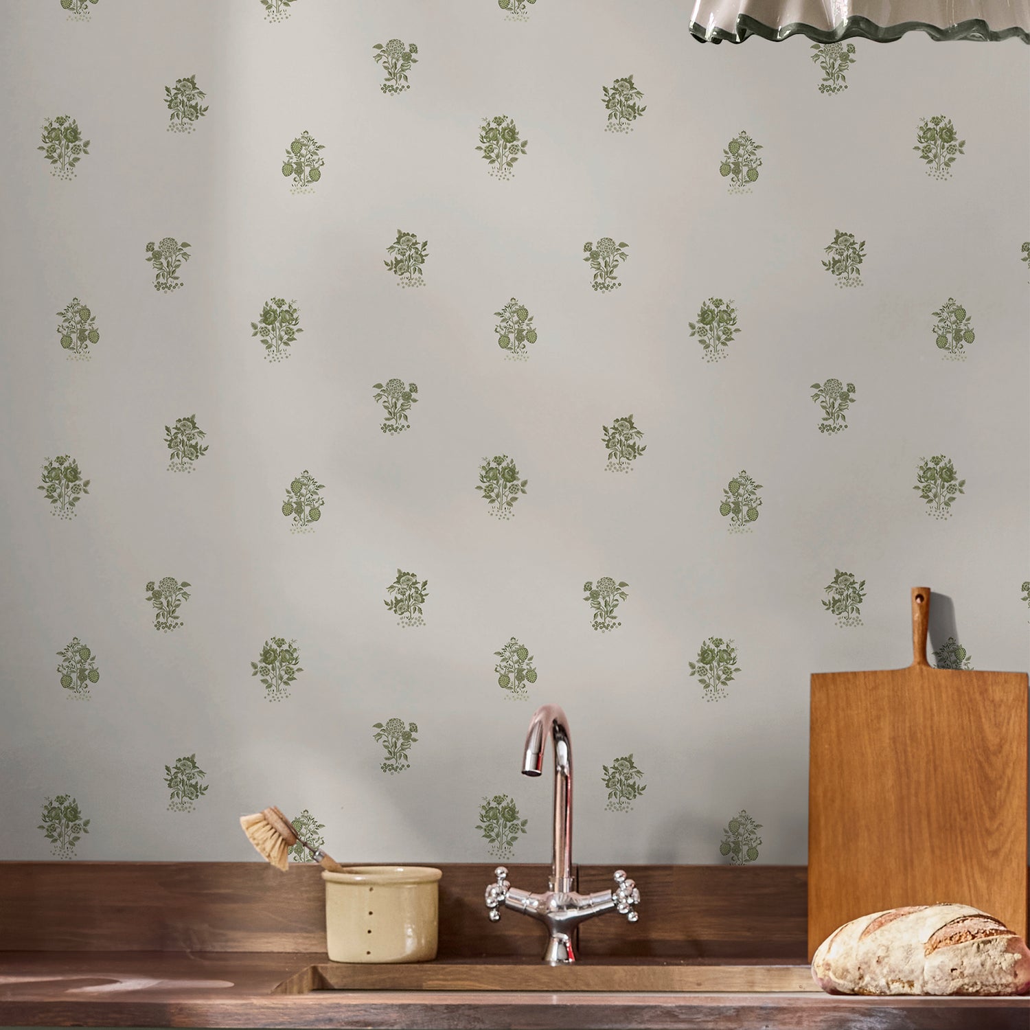 Kingdom Posey Wallpaper in cream color - pattern number 145322 - by Cath Kidston in the Cath Kidston SS26 collection