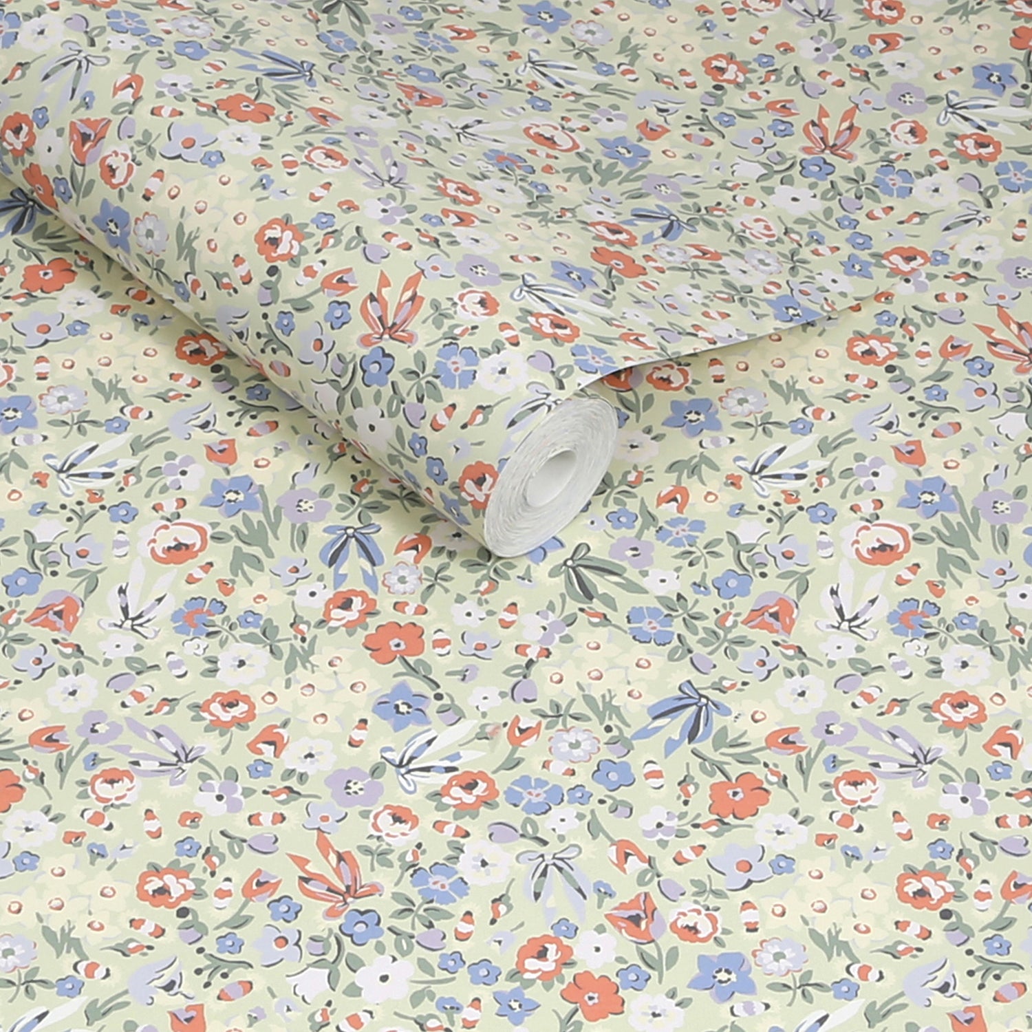 Harmony Ditsy Wallpaper in green color - pattern number 145323 - by Cath Kidston in the Cath Kidston SS26 collection