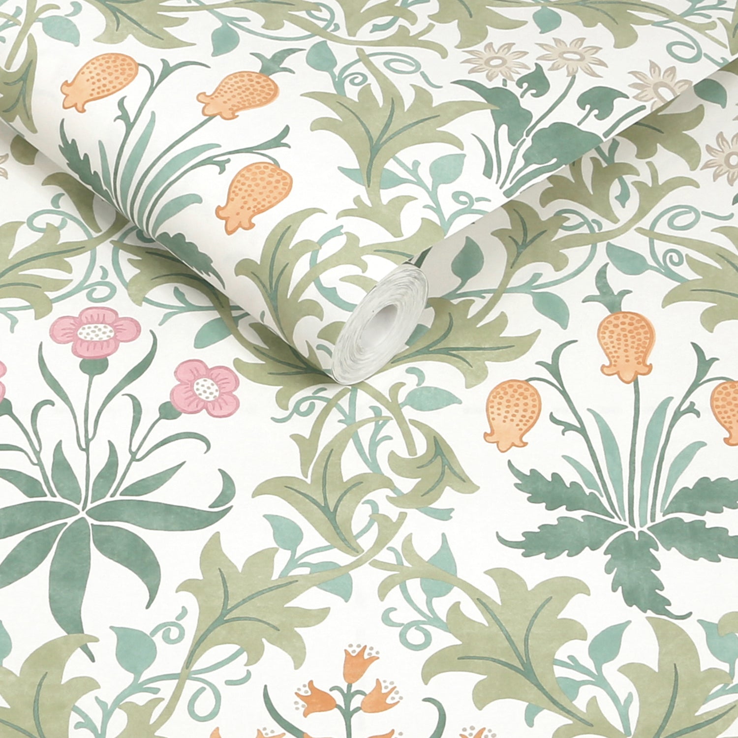 Celandine Wallpaper in spring garden color - pattern number 145680 - by William Morris in the William Morris at Home SS26 collection