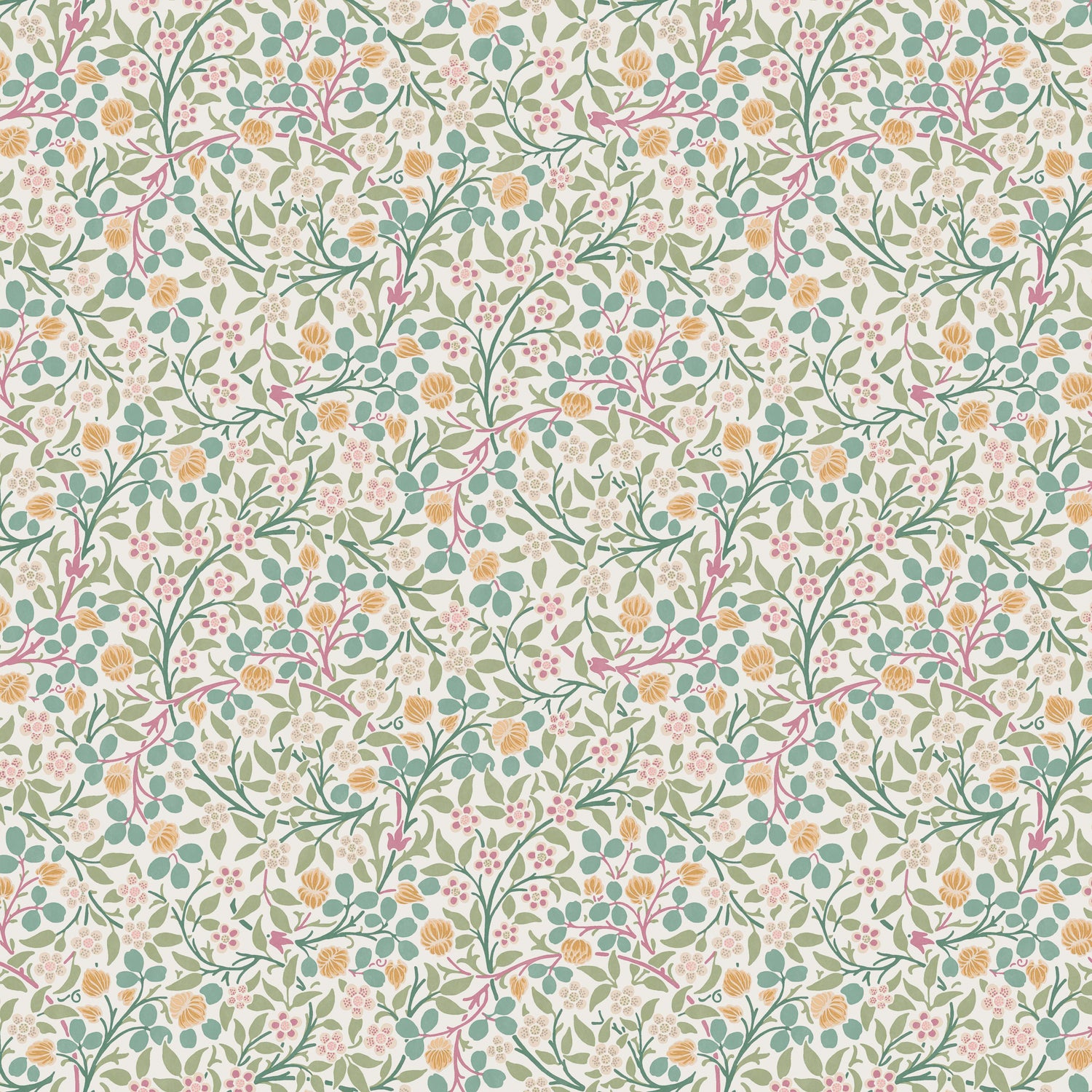 Clover Wallpaper in spring garden color - pattern number 145683 - by William Morris in the William Morris at Home SS26 collection