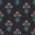 Hyacinth Flower Wallpaper in midnight color - pattern number 145691 - by William Morris in the William Morris at Home SS26 collection