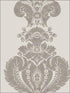 Baudelaire wallpaper in grey and silver color - pattern number 94/1004.CS.0 - by Cole and Son in the Albemarle collection