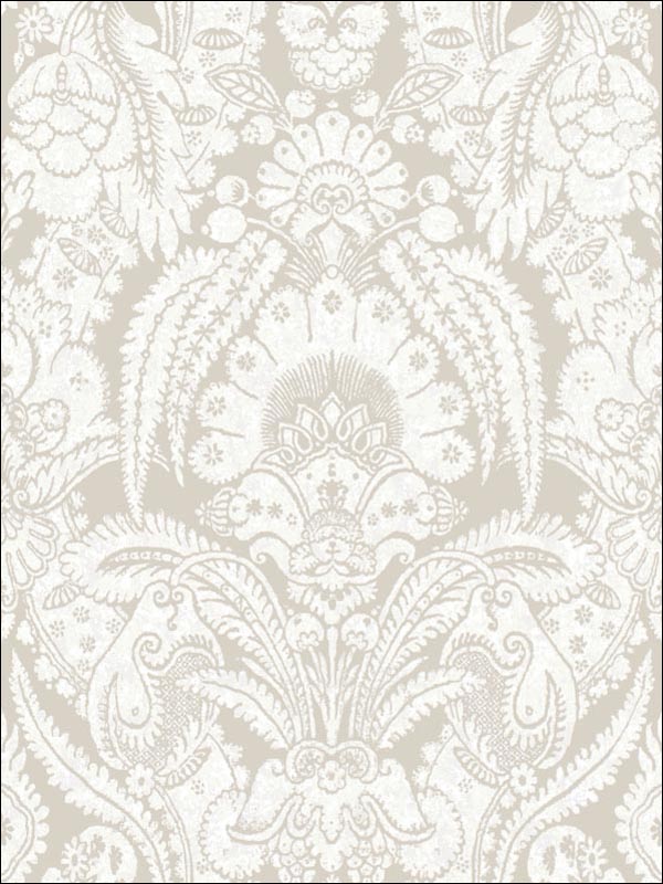 Chatterton wallpaper in shell and ivory color - pattern number 94/2008.CS.0 - by Cole and Son in the Albemarle collection