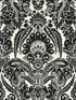 Chatterton wallpaper in black and white color - pattern number 94/2010.CS.0 - by Cole and Son in the Albemarle collection
