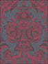 Wyndham wallpaper in red and slate color - pattern number 94/3018.CS.0 - by Cole and Son in the Albemarle collection