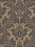 Blake wallpaper in black and gold color - pattern number 94/6033.CS.0 - by Cole and Son in the Albemarle collection