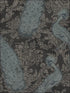 Byron wallpaper in teal and graphite color - pattern number 94/7041.CS.0 - by Cole and Son in the Albemarle collection