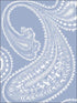 Rajapur fabric in white dark blue color - pattern number 95/2014.CS.0 - by Cole and Son in the Contemporary Restyled collection