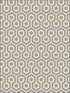 Hicks Hexagon fabric in gold taupe color - pattern number 95/3017.CS.0 - by Cole and Son in the Contemporary Restyled collection