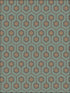Hicks Hexagon fabric in teal gold color - pattern number 95/3018.CS.0 - by Cole and Son in the Contemporary Restyled collection