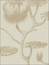 Lily fabric in linen gold color - pattern number 95/4019.CS.0 - by Cole and Son in the Contemporary Restyled collection
