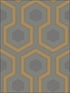 Hicks Grand fabric in slate bron color - pattern number 95/6033.CS.0 - by Cole and Son in the Contemporary Restyled collection