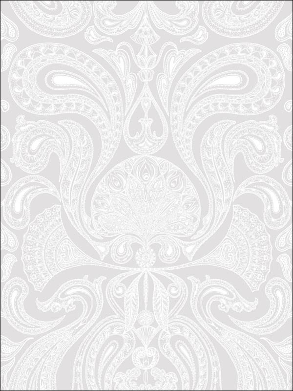 Malabar wallpaper in white lilac color - pattern number 95/7041.CS.0 - by Cole and Son in the Contemporary Restyled collection