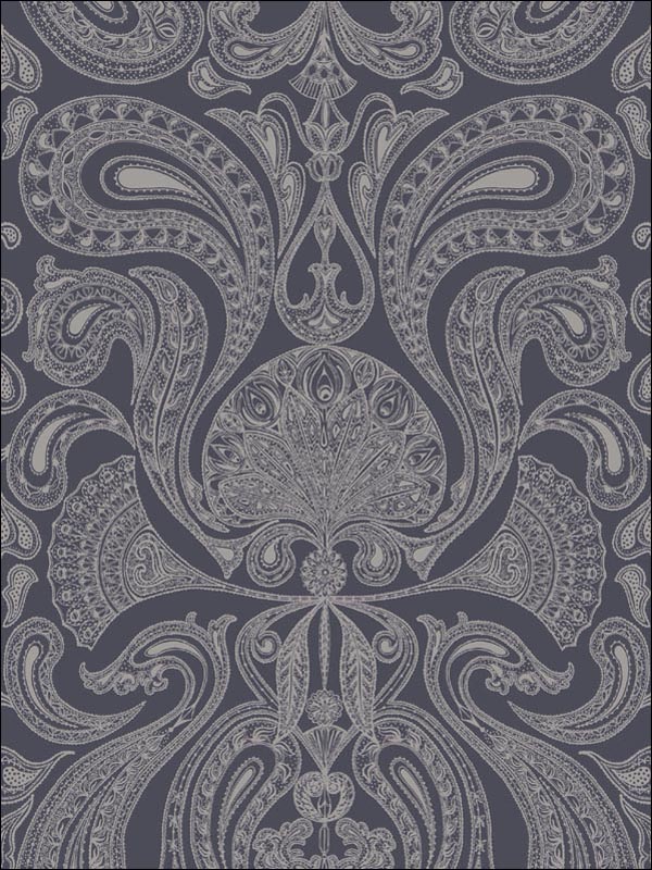 Malabar wallpaper in gilver charl color - pattern number 95/7043.CS.0 - by Cole and Son in the Contemporary Restyled collection