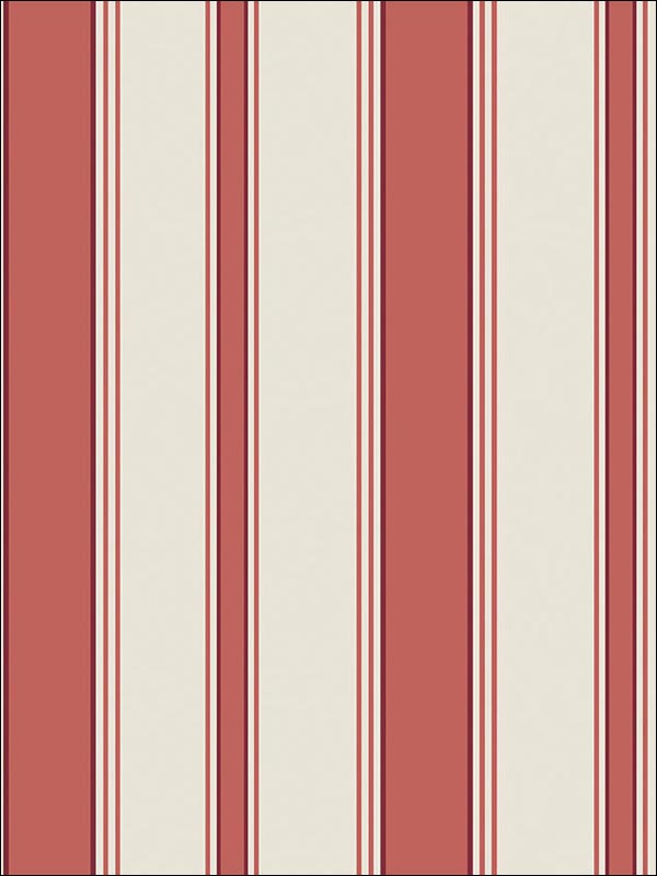 Cambridge Stripe wallpaper in red sand color - pattern number 96/1001.CS.0 - by Cole and Son in the Festival Stripes collection