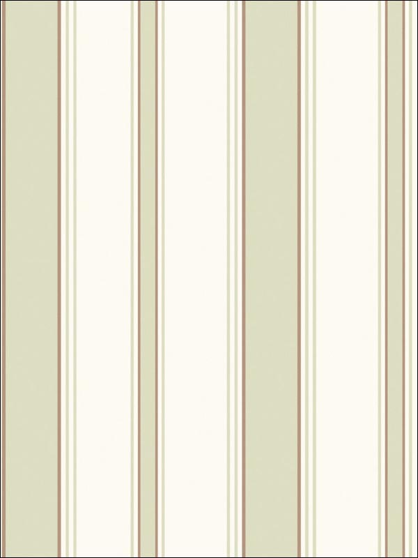 Cambridge Stripe wallpaper in olive white color - pattern number 96/1006.CS.0 - by Cole and Son in the Festival Stripes collection