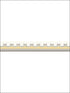 Broderie Border fabric in yellow color - pattern number 99/14056.CS.0 - by Cole and Son in the Folie collection