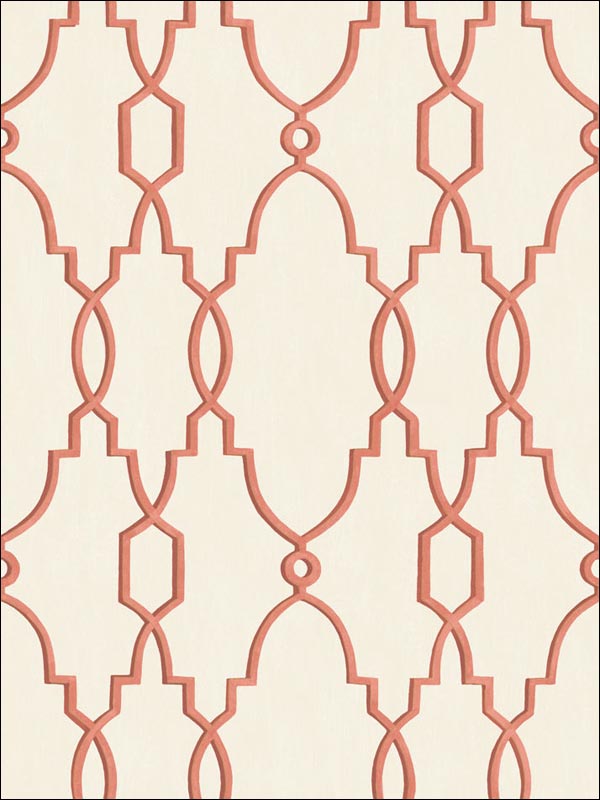 Parterre wallpaper in red color - pattern number 99/2011.CS.0 - by Cole and Son in the Folie collection