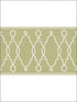 Parterre Border fabric in leaf green color - pattern number 99/3012.CS.0 - by Cole and Son in the Folie collection