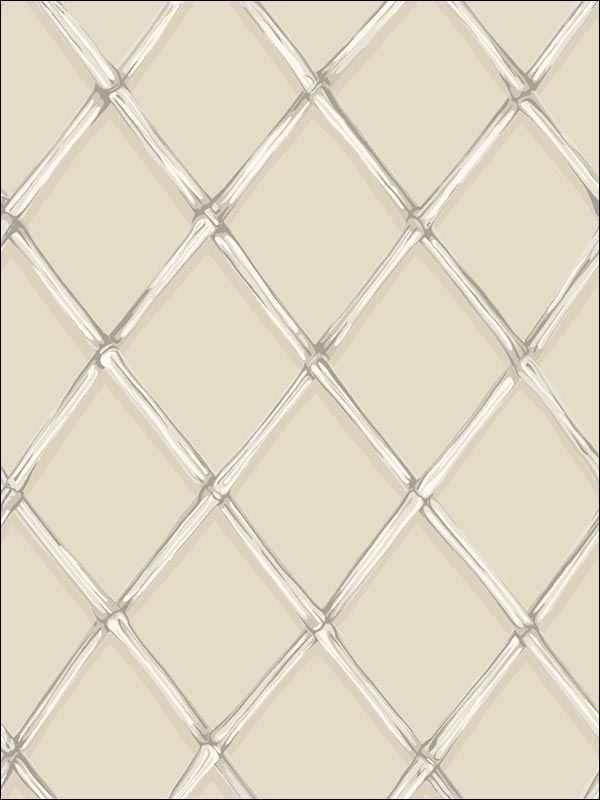 Bagatelle wallpaper in stone color - pattern number 99/5024.CS.0 - by Cole and Son in the Folie collection