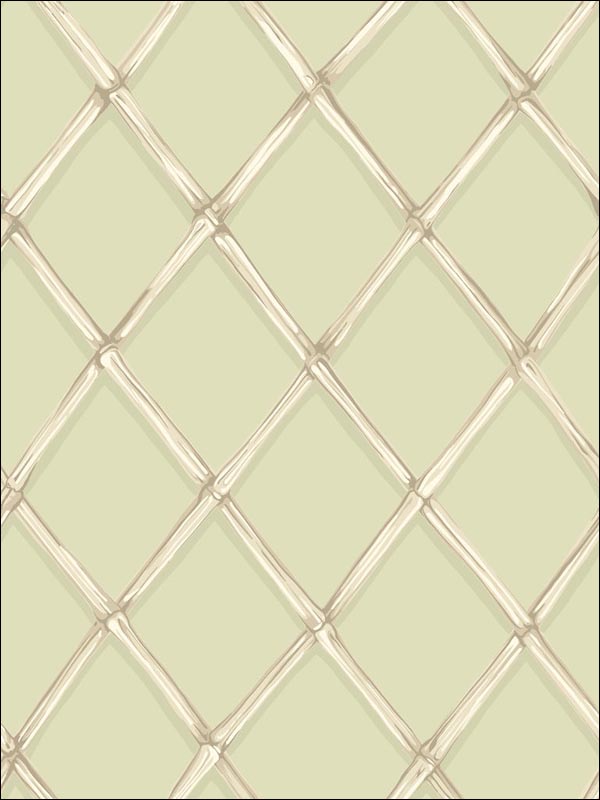 Bagatelle wallpaper in olive color - pattern number 99/5026.CS.0 - by Cole and Son in the Folie collection