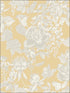 Tivoli wallpaper in yellow color - pattern number 99/7029.CS.0 - by Cole and Son in the Folie collection