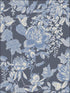 Tivoli wallpaper in indigo color - pattern number 99/7032.CS.0 - by Cole and Son in the Folie collection