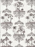 Rousseau wallpaper in charcoal color - pattern number 99/9039.CS.0 - by Cole and Son in the Folie collection