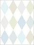 Punchinello fabric in soft blue color - pattern number 103/2011.CS.0 - by Cole and Son in the Whimsical collection