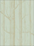 Woods fabric in green gold color - pattern number 103/5023.CS.0 - by Cole and Son in the Whimsical collection