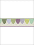 Scaramouche border in purple and green color - pattern number 103/8028.CS.0 - by Cole and Son in the Whimsical collection