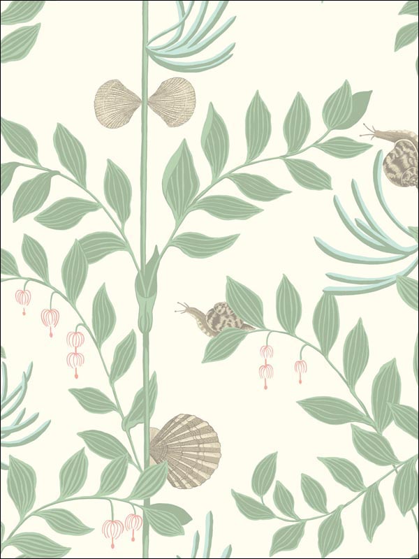 Secret Garden fabric in soft green color - pattern number 103/9031.CS.0 - by Cole and Son in the Whimsical collection