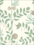 Secret Garden fabric in soft green color - pattern number 103/9031.CS.0 - by Cole and Son in the Whimsical collection