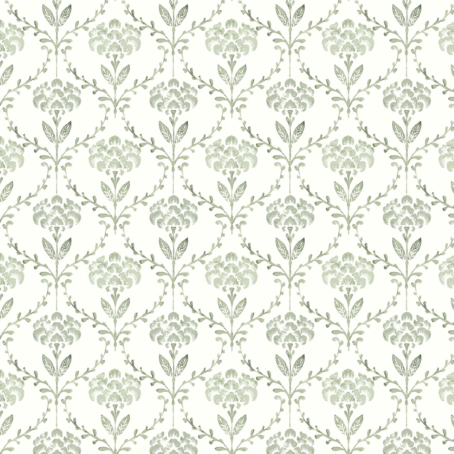 Chateau Fleur Basketweave Wallpaper in green color - pattern number 146793 - by Martha Stewart in the Martha Stewart AW26 collection