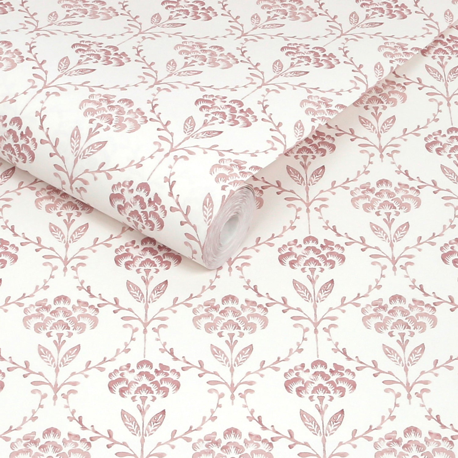 Chateau Fleur Basketweave Wallpaper in russet color - pattern number 146794 - by Martha Stewart in the Martha Stewart AW26 collection