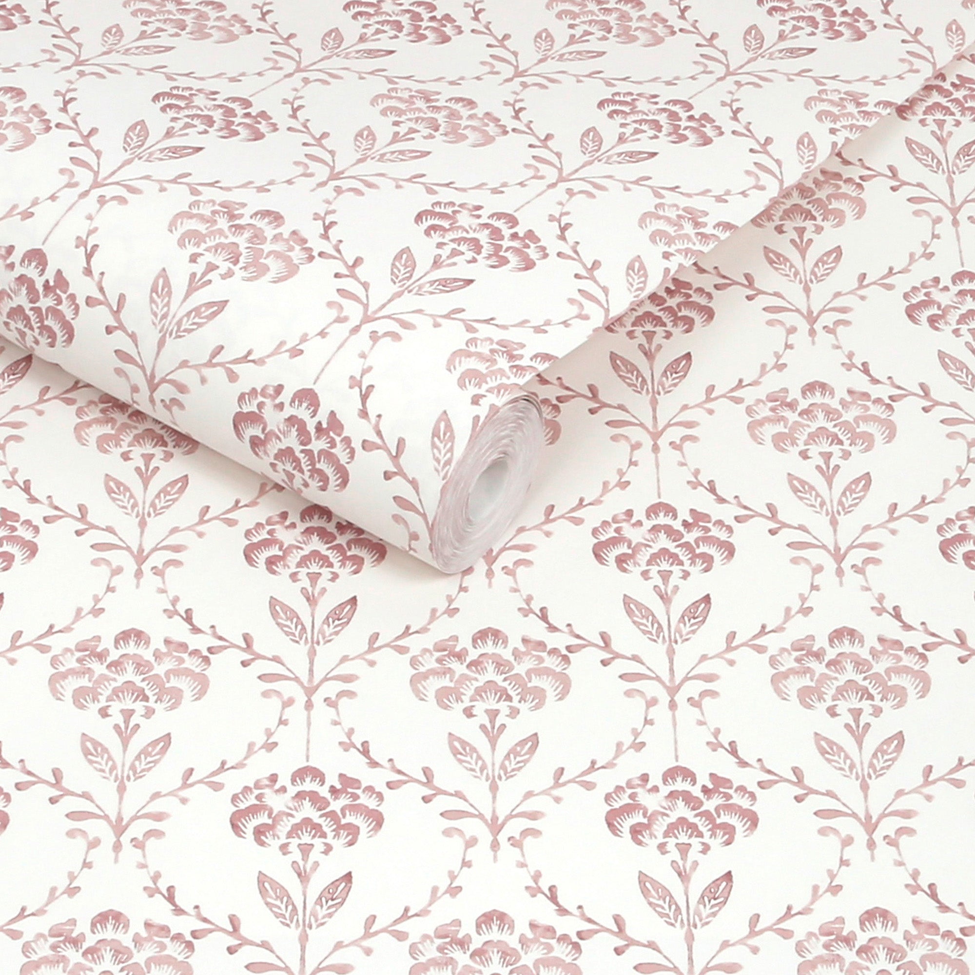Chateau Fleur Basketweave Wallpaper in russet color - pattern number 146794 - by Martha Stewart in the Martha Stewart AW26 collection