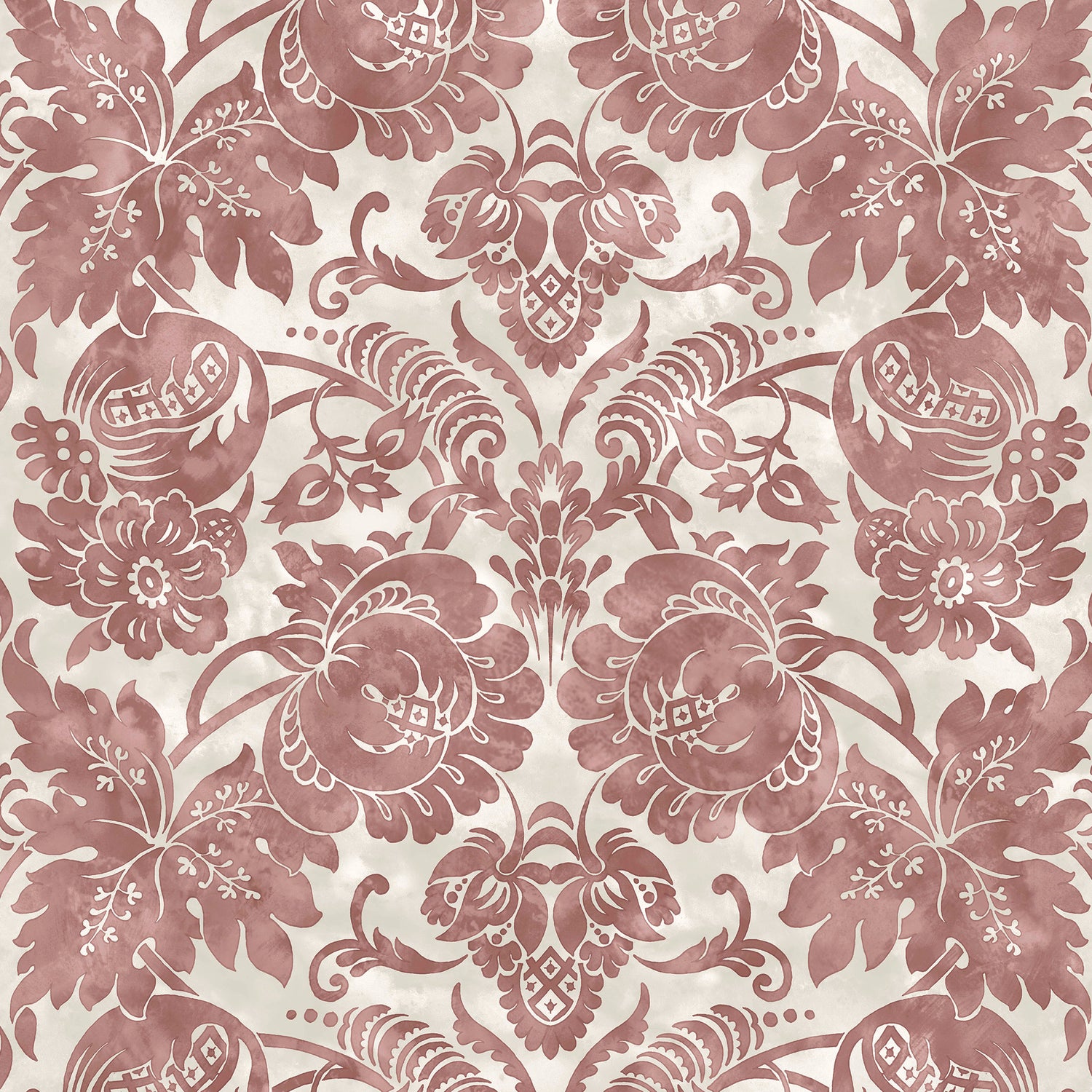Florentine Wallpaper in russet color - pattern number 146797 - by Martha Stewart in the Martha Stewart AW26 collection