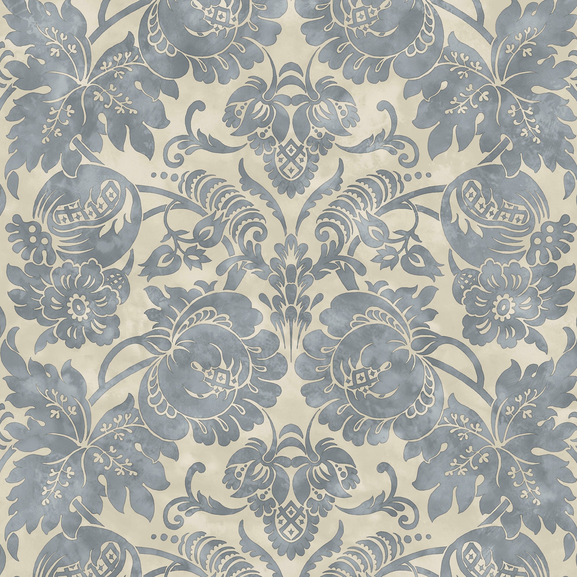 Florentine Wallpaper in tarn color - pattern number 146798 - by Martha Stewart in the Martha Stewart AW26 collection