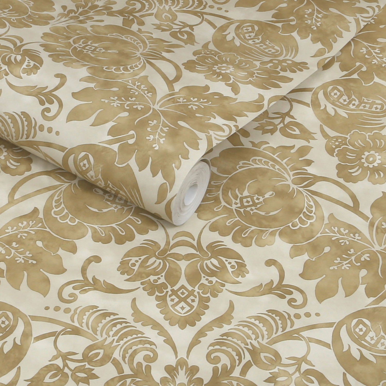 Florentine Wallpaper in antique gold color - pattern number 146800 - by Martha Stewart in the Martha Stewart AW26 collection