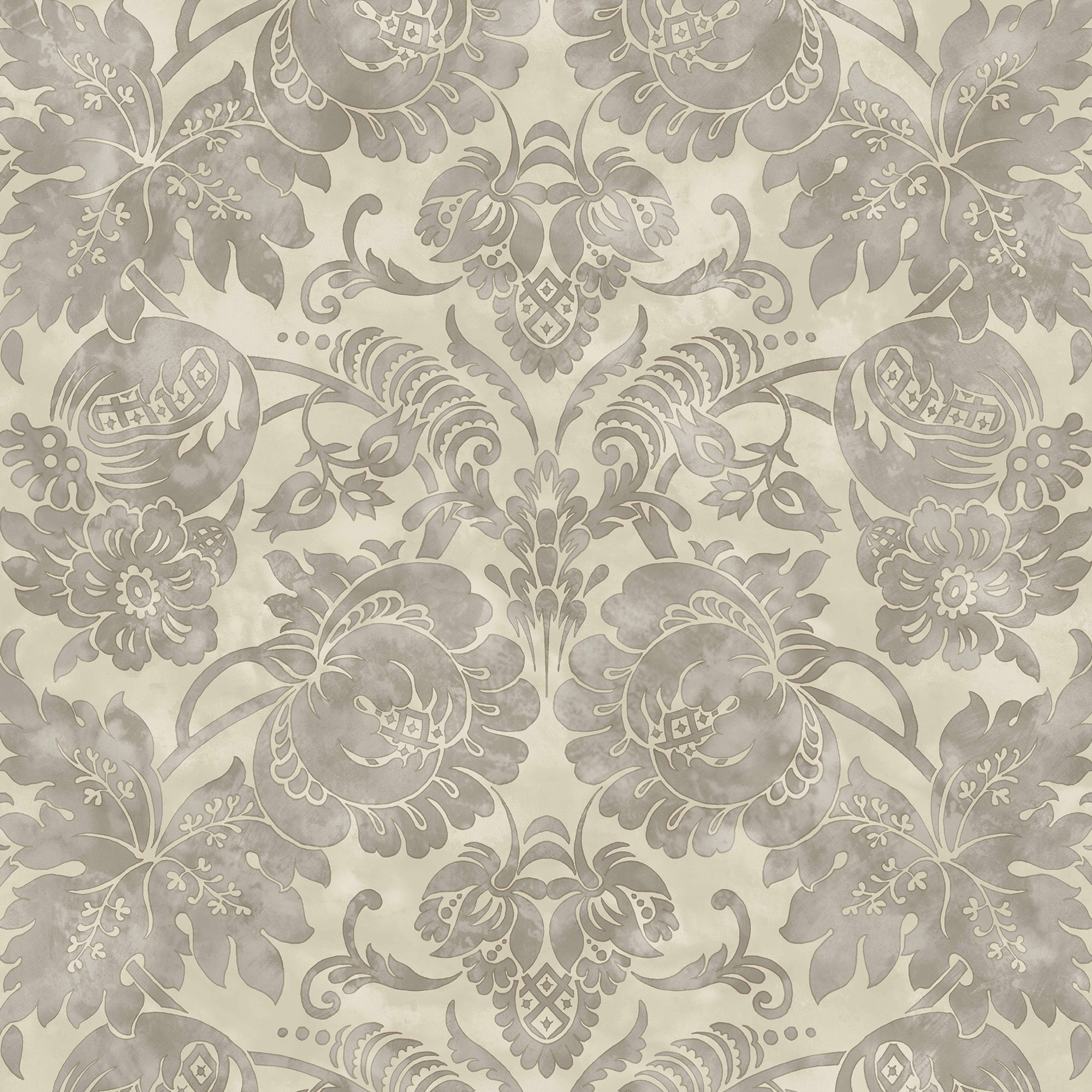 Florentine Wallpaper in taupe color - pattern number 146801 - by Martha Stewart in the Martha Stewart AW26 collection